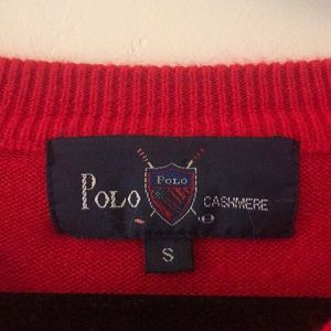 Polo by Ralph Lauren Sweaters - red polo v neck Polo by Ralph Lauren Sweaters - red polo v neck